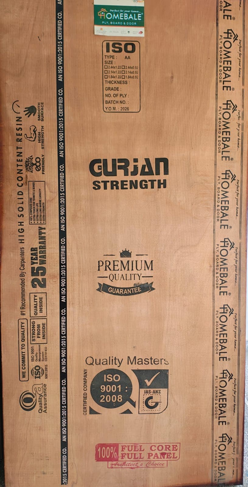 Authentic Gurjan Plywood Karnal - 100% Genuine Timber